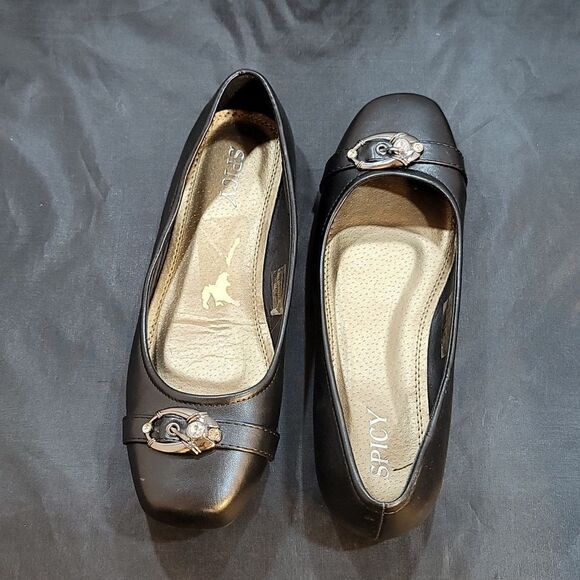 SPICE ROUND TOE SLIP-ON WOMEN"S FLAT SHOE - Picture 5 of 14